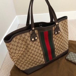 Gucci GG Supreme canvas large tote bag